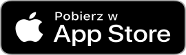 Przycisk z znaczkiem app store i napisem pobierz z app store
